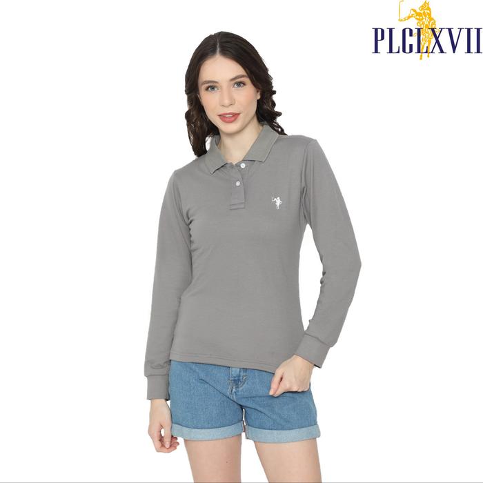 PLCLXVII - Polo Shirt Wanita - Polo Shirt Lengan Panjang 5005