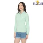 PLCLXVII - Polo Shirt Wanita - Polo Shirt Lengan Panjang 5005
