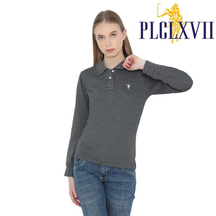 PLCLXVII - Polo Shirt Wanita - Polo Shirt Lengan Panjang 5005