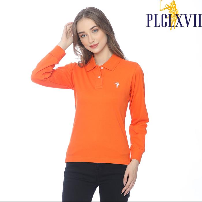 PLCLXVII - Polo Shirt Wanita - Polo Shirt Lengan Panjang 5005