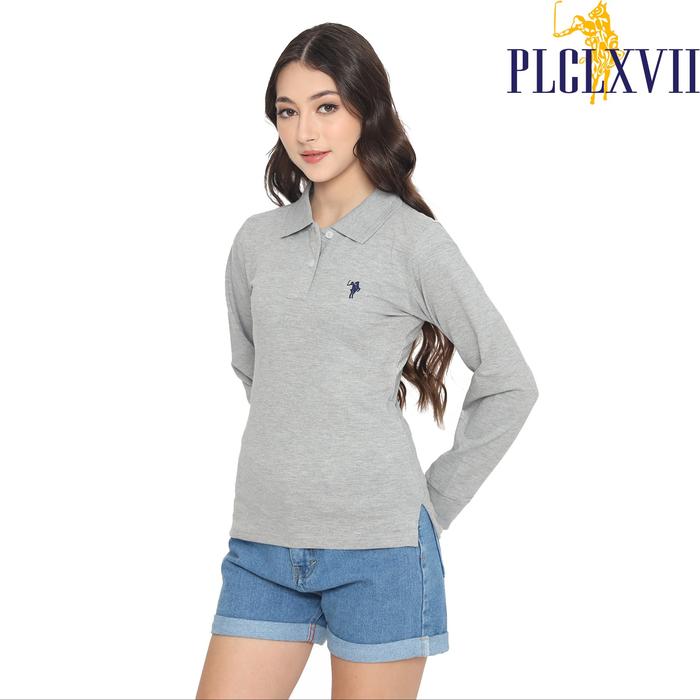 PLCLXVII - Polo Shirt Wanita - Polo Shirt Lengan Panjang 5005