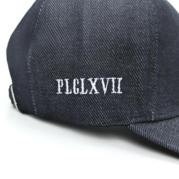 PLCLXVII - TOPI - TOPI DENIM LOGO KECIL TP004