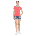 PLCLXVII - Polo Shirt Wanita - Kerah Warna Logo Besar 5011