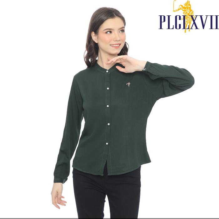 PLCLXVII - Kemeja Wanita - Kemeja Rayon Wanita Kerah Kecil 5203