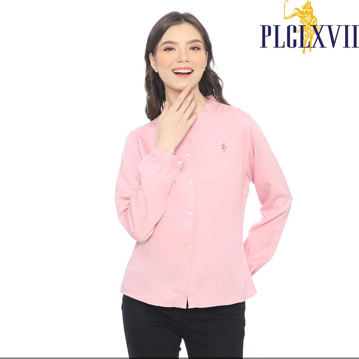 PLCLXVII - Kemeja Wanita - Kemeja Rayon Wanita Kerah Kecil 5203