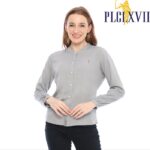 PLCLXVII - Kemeja Wanita - Kemeja Rayon Wanita Kerah Kecil 5203