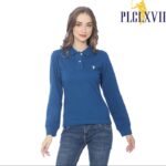 PLCLXVII - Polo Shirt Wanita - Polo Shirt Lengan Panjang 5005