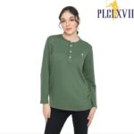 PLCLXVII - Sweater Wanita - Kancing Lengan Panjang 1504