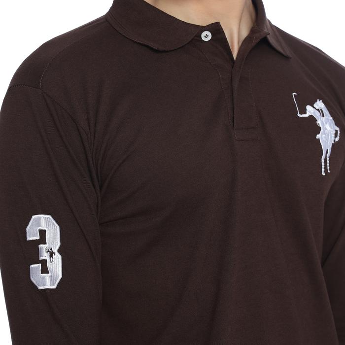 PLCLXVII - Polo Shirt - Lengan Panjang Logo Besar 1006 Fit Pria