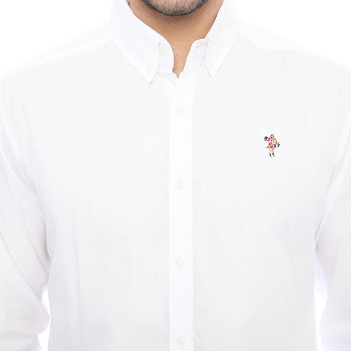 PLCLXVII - Kemeja Pria - Logo Kecil Lengan Panjang 1701 Fit