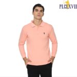 PLCLXVII - Polo Shirt - Lengan Panjang Logo Kecil 1005 Fit Pria