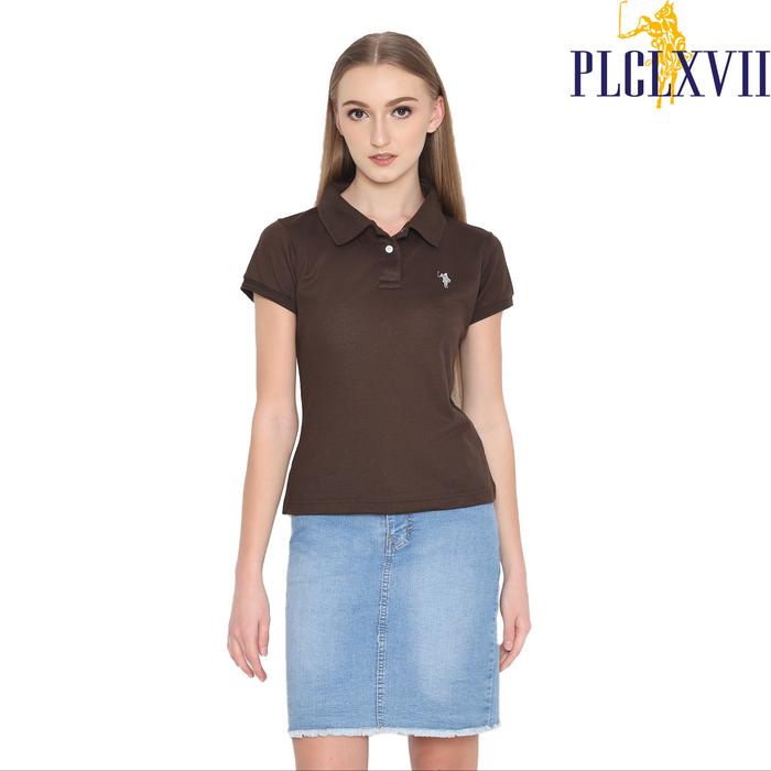 PLCLXVII - Polo Shirt Wanita - Logo Kecil 5103 Kaos Kerah