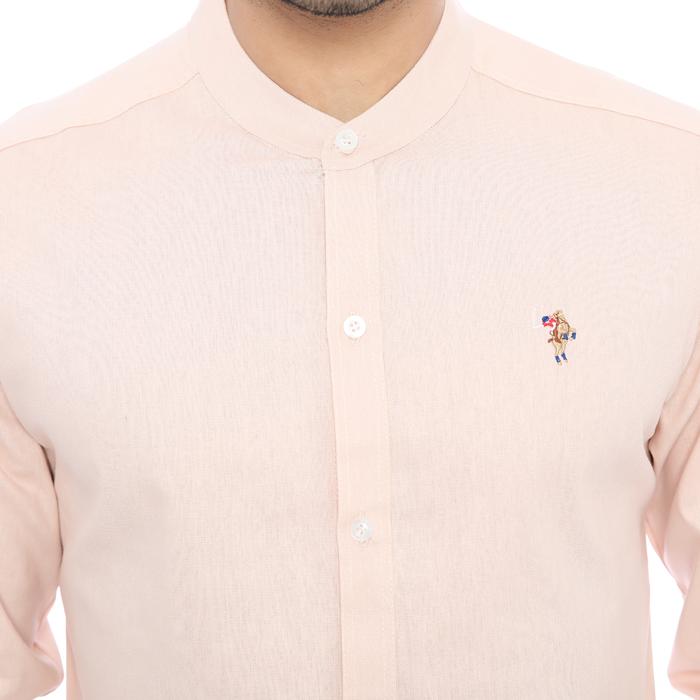 PLCLXVII - Kemeja Pria - Linen Kerah Shanghai Lengan Panjang 1704