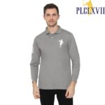 PLCLXVII - Polo Shirt - Lengan Panjang Logo Besar 1006 Fit Pria