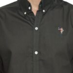 PLCLXVII - Kemeja Pria - Logo Kecil Lengan Panjang 1701 Fit