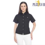 PLCLXVII - Kemeja Wanita - Polos Lengan Pendek 5301