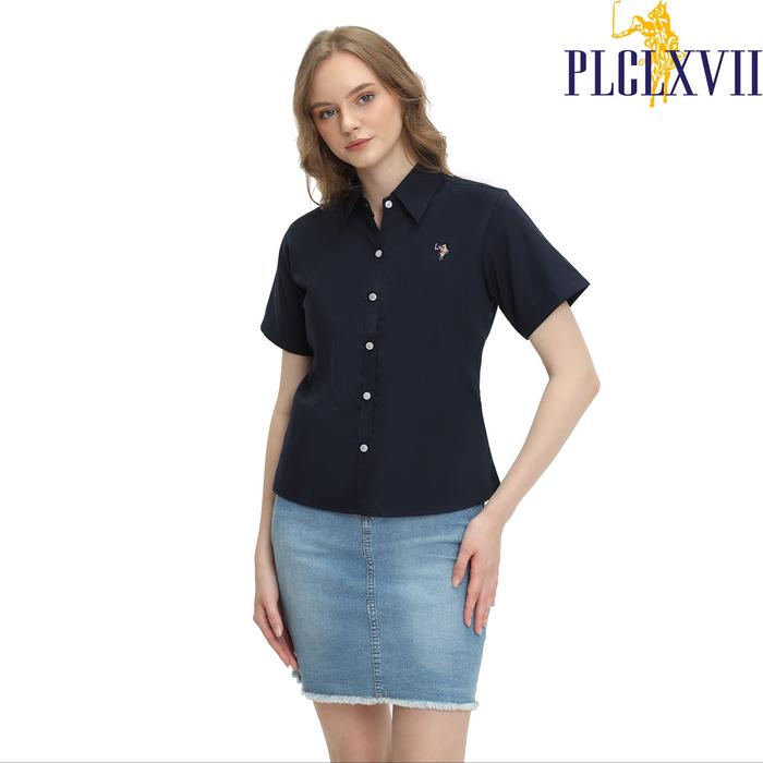 PLCLXVII - Kemeja Wanita - Polos Lengan Pendek 5301