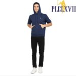 PLCLXVII - Hoodie Pria - Hoodie Lengan Pendek Logo Kecil 1505