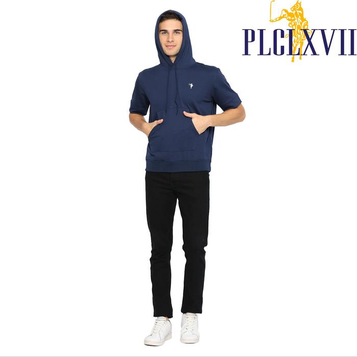 PLCLXVII - Hoodie Pria - Hoodie Lengan Pendek Logo Kecil 1505