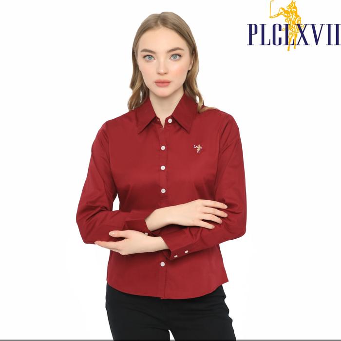 PLCLXVII - Kemeja Wanita - Polos Lengan Panjang 5201 Fit Basic