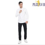 PLCLXVII - Kemeja Pria - Linen Kerah Shanghai Lengan Panjang 1704