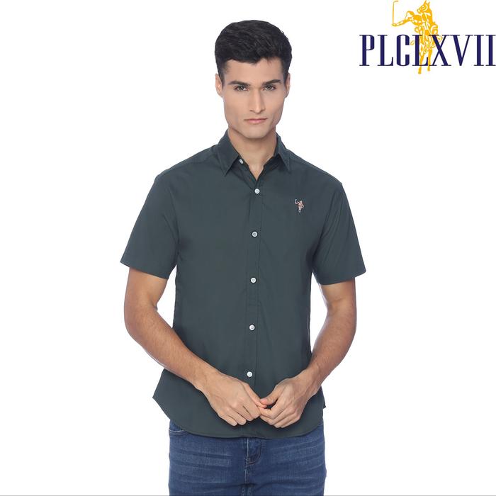 PLCLXVII - KEMEJA PRIA - LOGO KECIL LENGAN PENDEK 1601