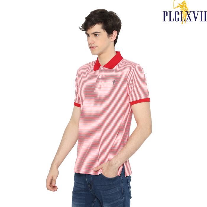 PLCLXVII - Polo Shirt Pria - Salur Logo Kecil 1009