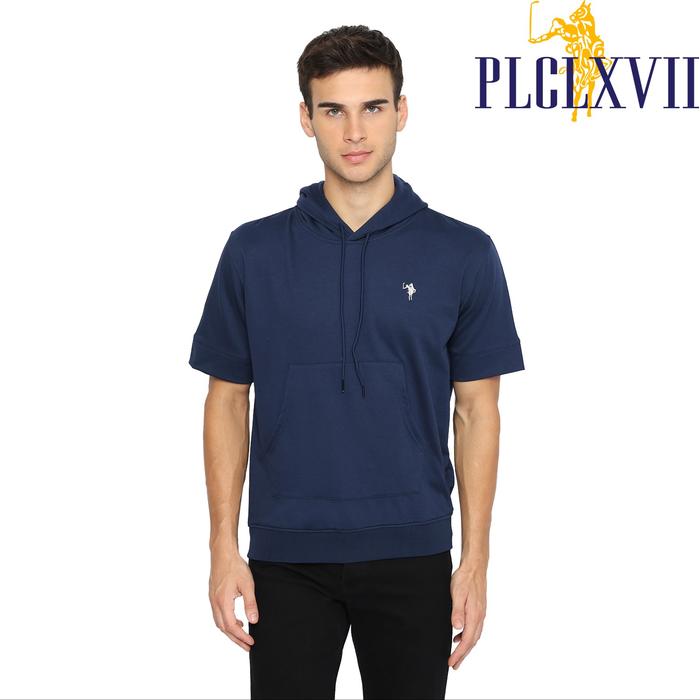 PLCLXVII - Hoodie Pria - Hoodie Lengan Pendek Logo Kecil 1505
