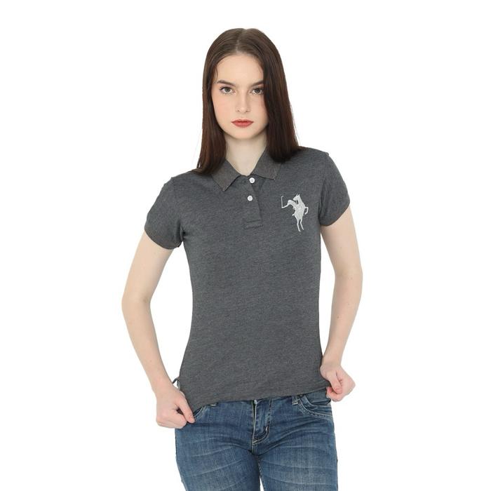 PLCLXVII - POLO SHIRT WANITA - LOGO KUDA BESAR 5002 Kaos Polos