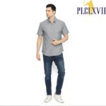 PLCLXVII - Kemeja Pria - Oxford Lengan Pendek 1605