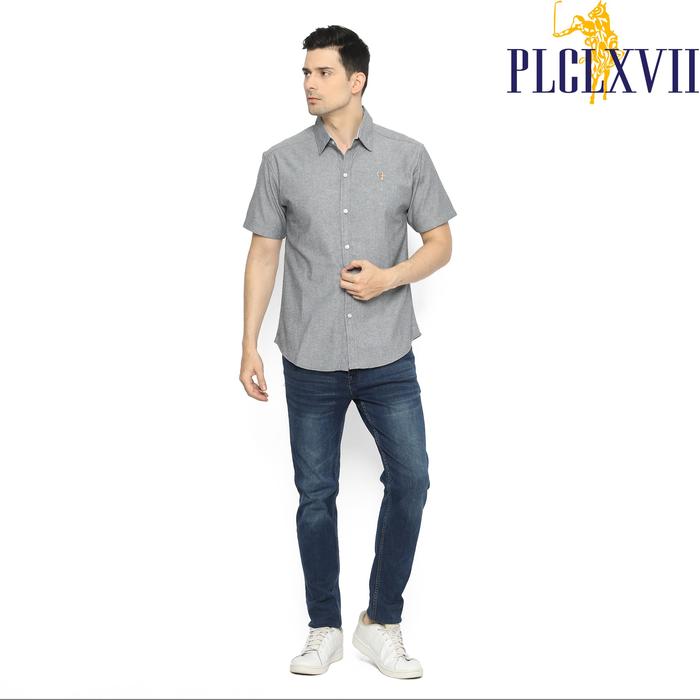 PLCLXVII - Kemeja Pria - Oxford Lengan Pendek 1605