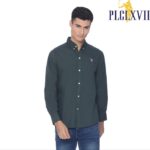 PLCLXVII - Kemeja Pria - Logo Kecil Lengan Panjang 1701 Fit
