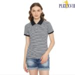 PLCLXVII - Polo Shirt Wanita - Salur Logo Kecil 5009