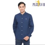 PLCLXVII - Kemeja Pria - Kerah Shanghai Lengan Panjang 1702