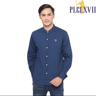 PLCLXVII - Kemeja Pria - Kerah Shanghai Lengan Panjang 1702