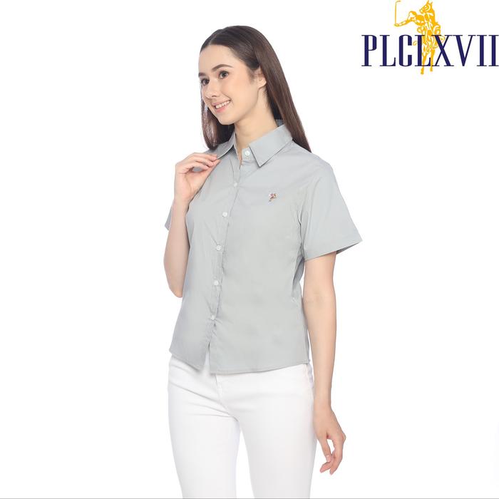 PLCLXVII - Kemeja Wanita - Polos Lengan Pendek 5301