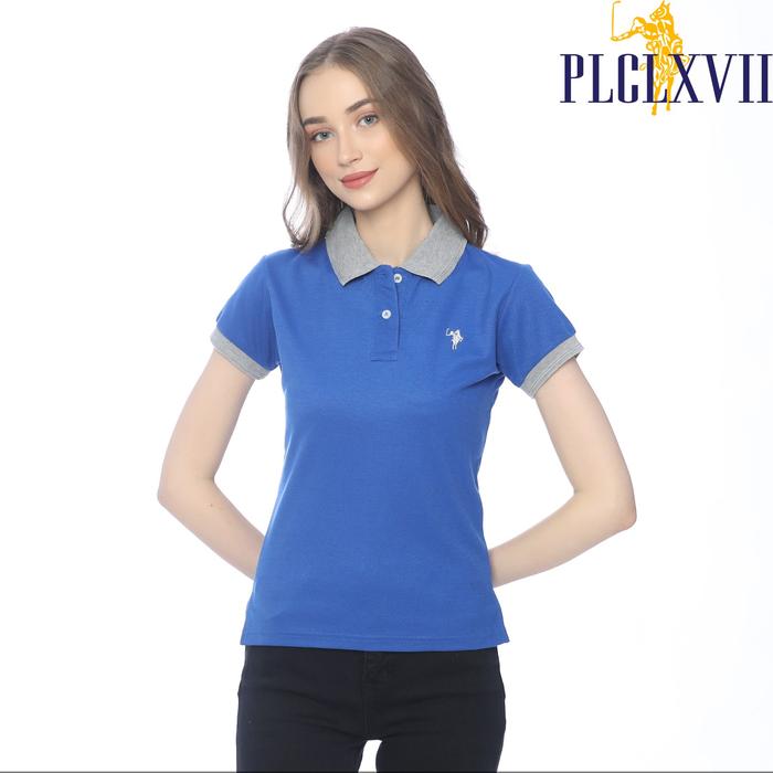 PLCLXVII - Polo Shirt Wanita - Kerah Warna 5101 Kaos Polos