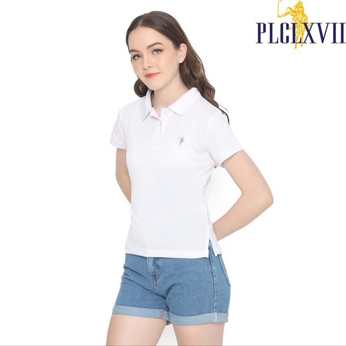 PLCLXVII - Polo Shirt Wanita - Logo Kecil 5103 Kaos Kerah