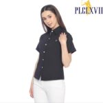 PLCLXVII - Kemeja Wanita - Polos Lengan Pendek 5301