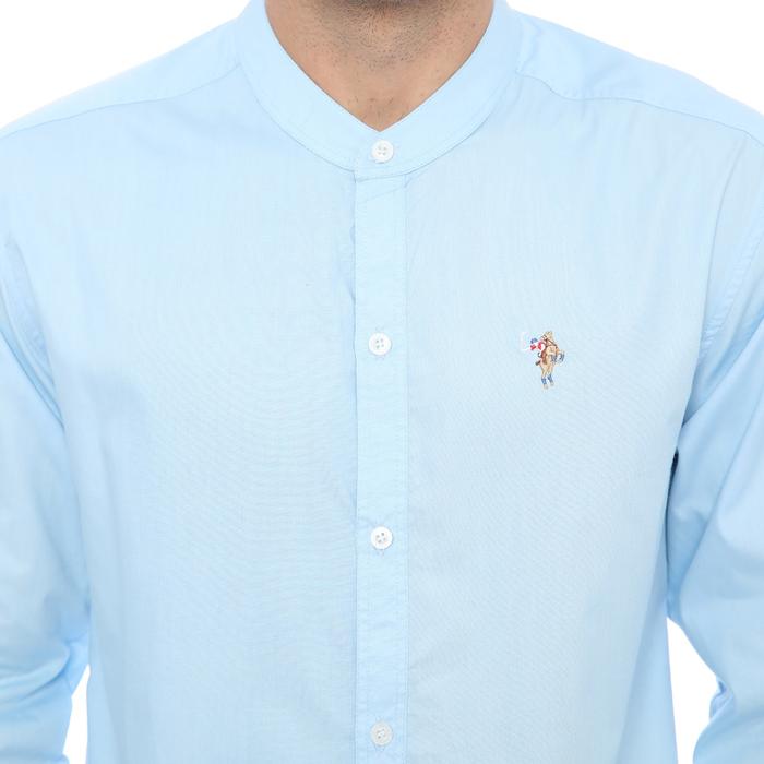 PLCLXVII - Kemeja Pria - Kerah Shanghai Lengan Panjang 1702