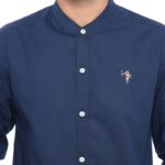 PLCLXVII - Kemeja Pria - Kerah Shanghai Lengan Panjang 1702