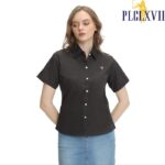 PLCLXVII - Kemeja Wanita - Polos Lengan Pendek 5301