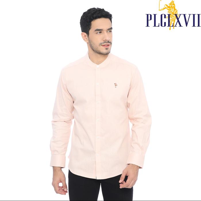 PLCLXVII - Kemeja Pria - Linen Kerah Shanghai Lengan Panjang 1704