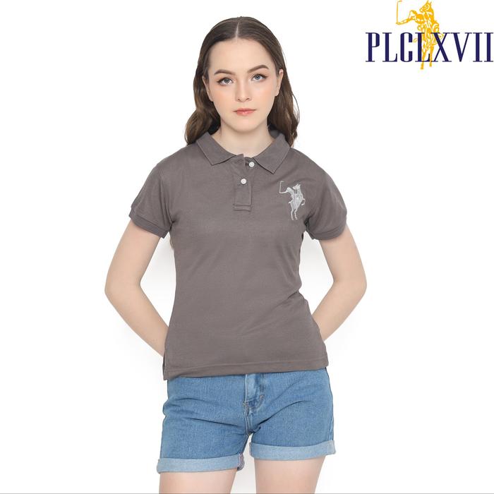 PLCLXVII - Polo Shirt Wanita - Logo Besar 5104