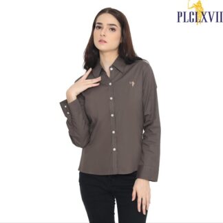 PLCLXVII - Kemeja Wanita - Polos Lengan Panjang 5201 Fit Basic