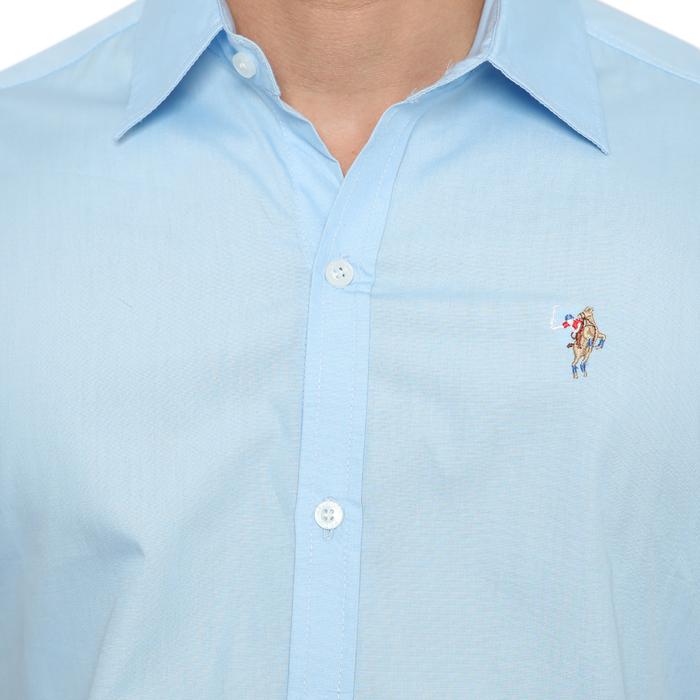 PLCLXVII - KEMEJA PRIA - LOGO KECIL LENGAN PENDEK 1601