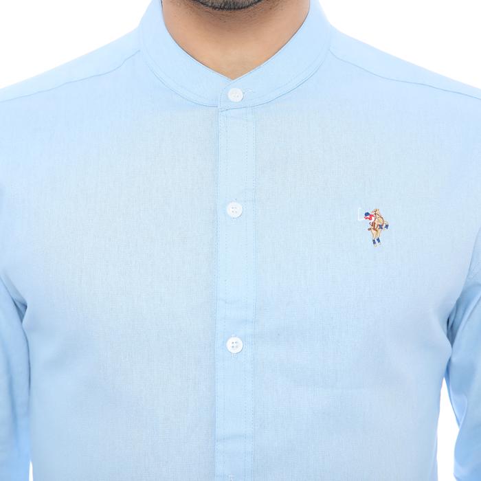 PLCLXVII - Kemeja Pria - Linen Kerah Shanghai Lengan Panjang 1704