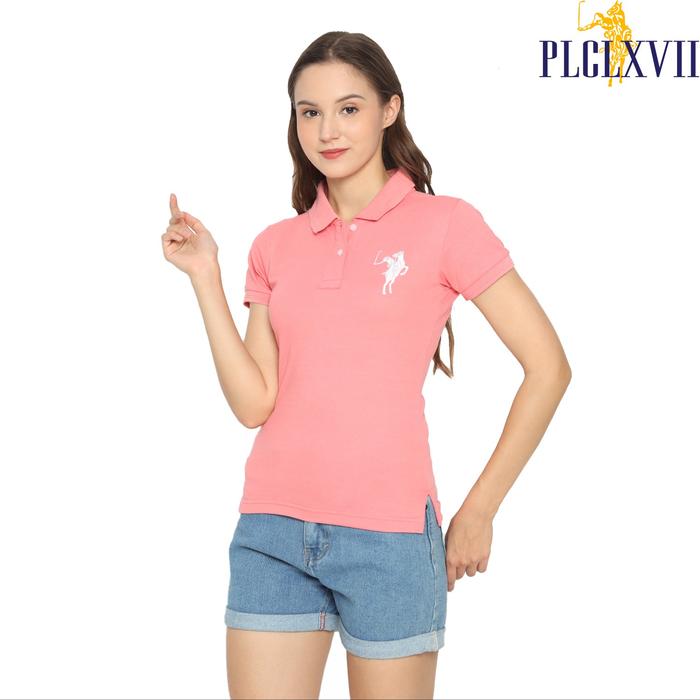 PLCLXVII - POLO SHIRT WANITA - LOGO KUDA BESAR 5002 Kaos Polos