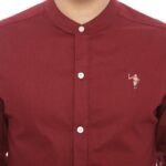 PLCLXVII - Kemeja Pria - Linen Kerah Shanghai Lengan Panjang 1704