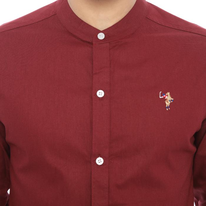 PLCLXVII - Kemeja Pria - Linen Kerah Shanghai Lengan Panjang 1704